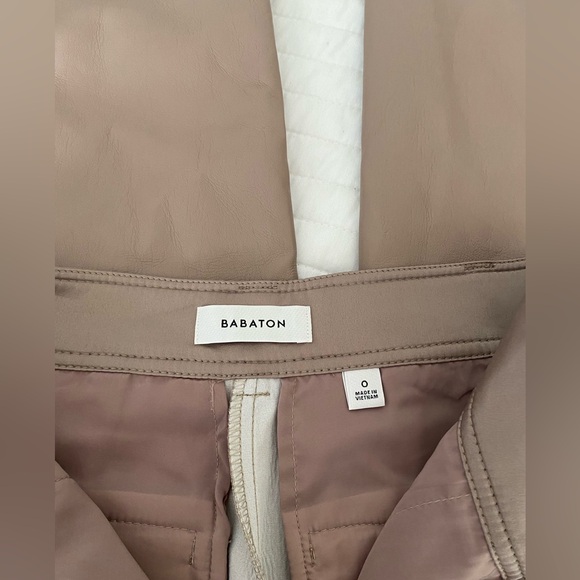 Babaton leather trousers - Picture 3 of 3